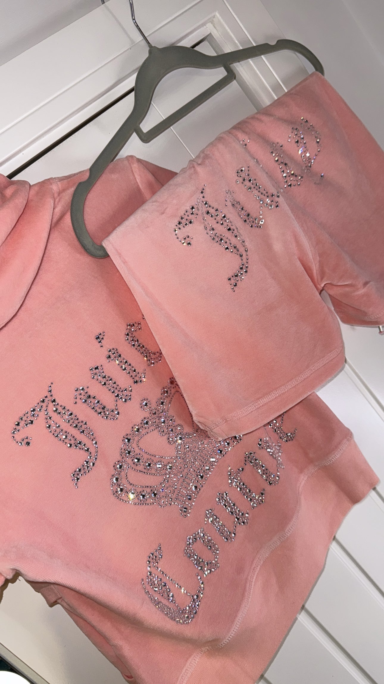 RHINESTONE SHORTS CO-ORD