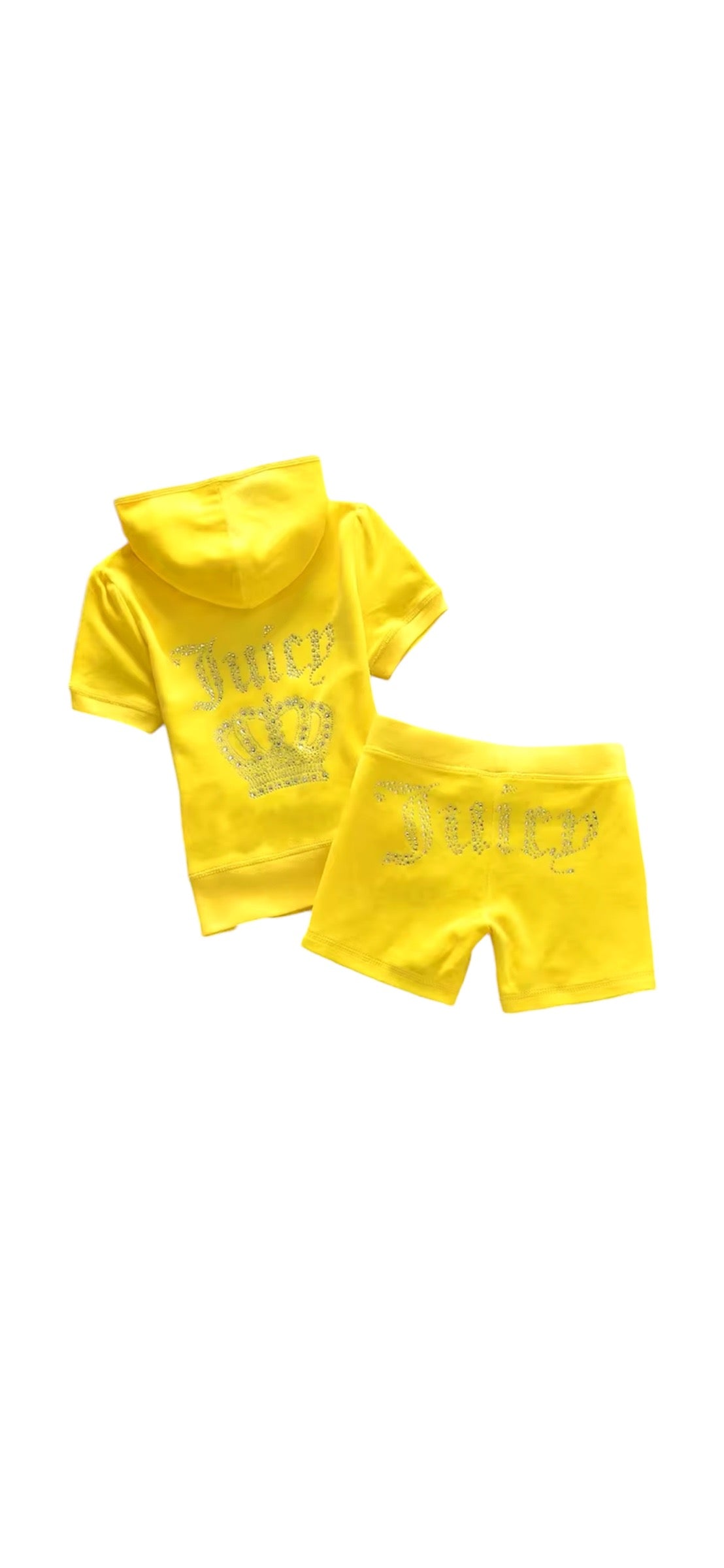 RHINESTONE SHORTS CO-ORD