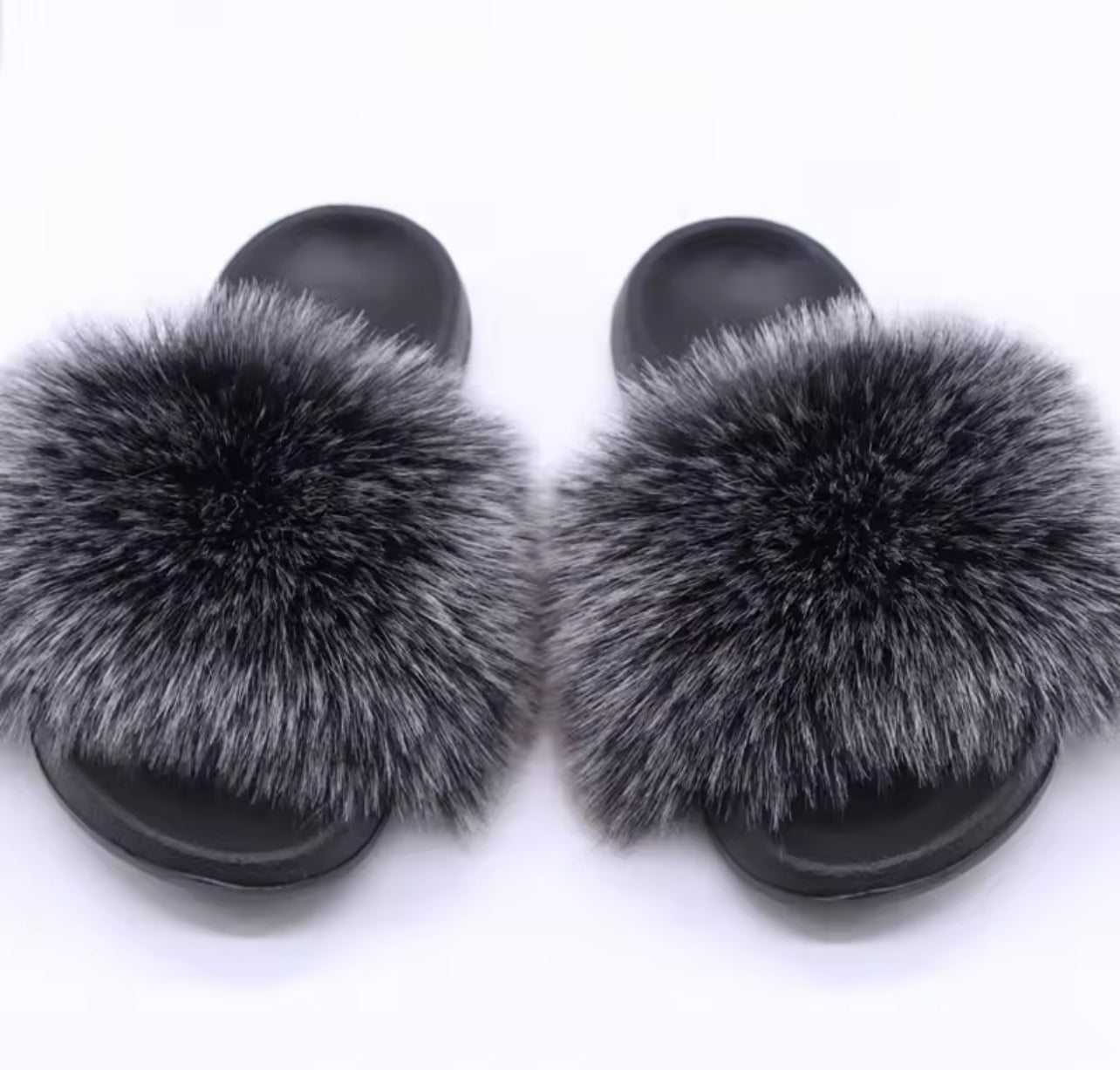 FAUX FUR SLIDERS