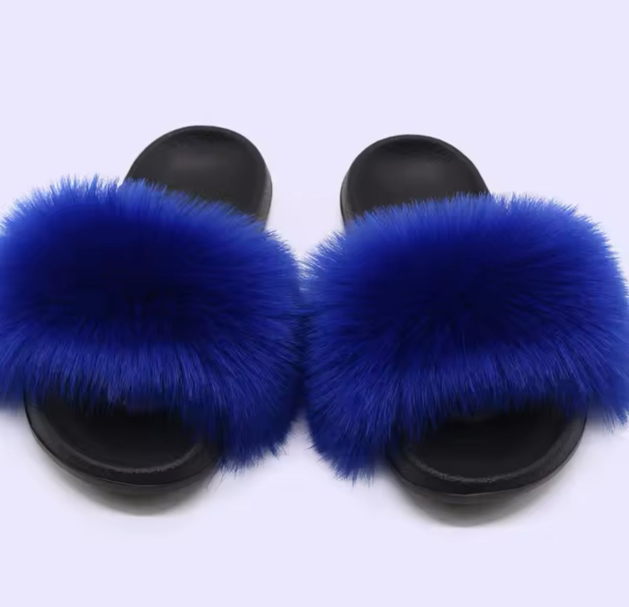 FAUX FUR SLIDERS