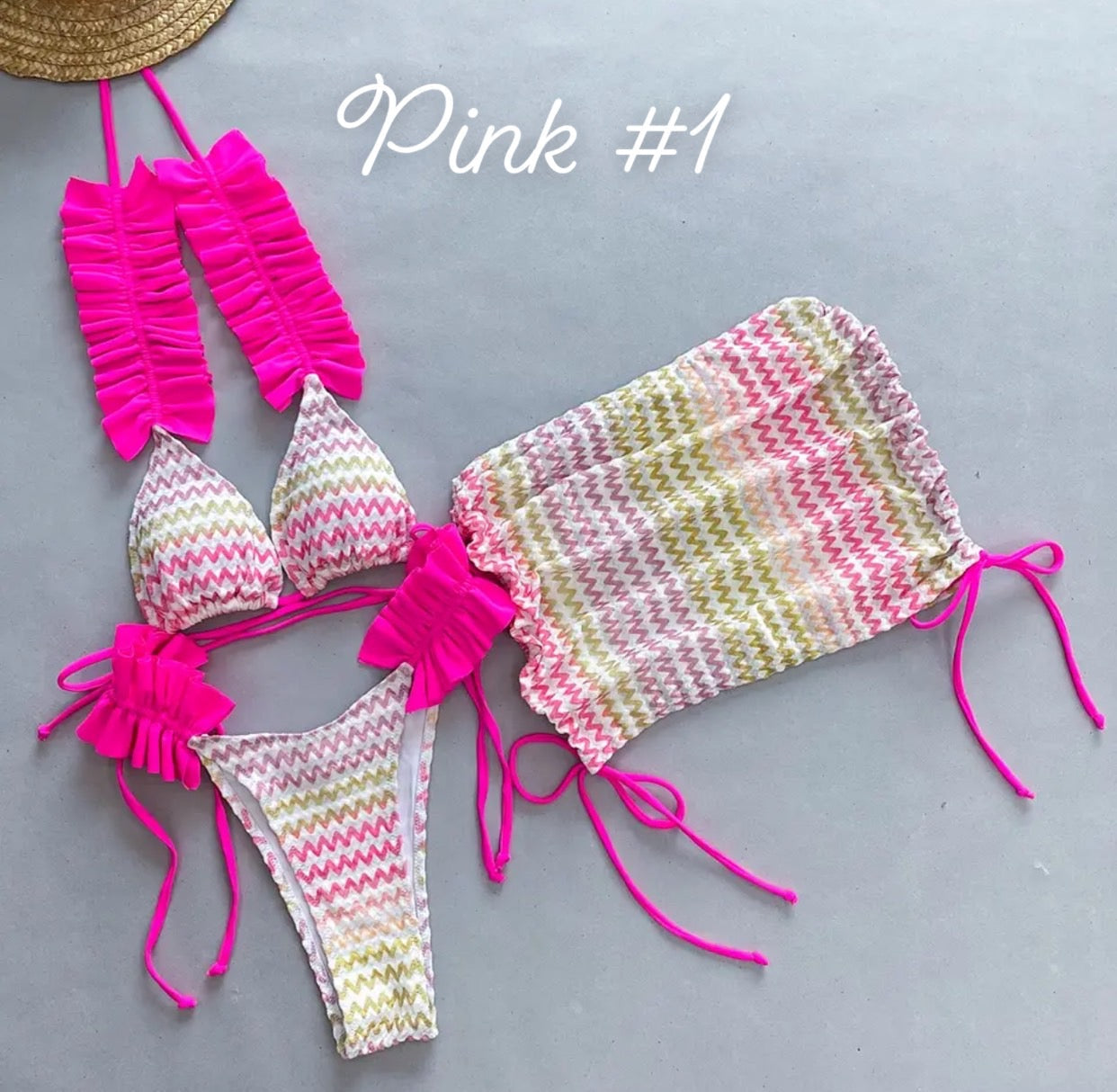 OLIVIA BIKINI & SKIRT SETS