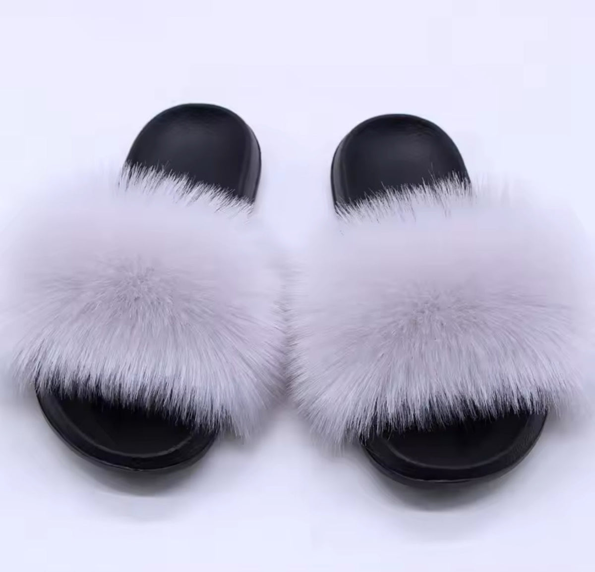 FAUX FUR SLIDERS