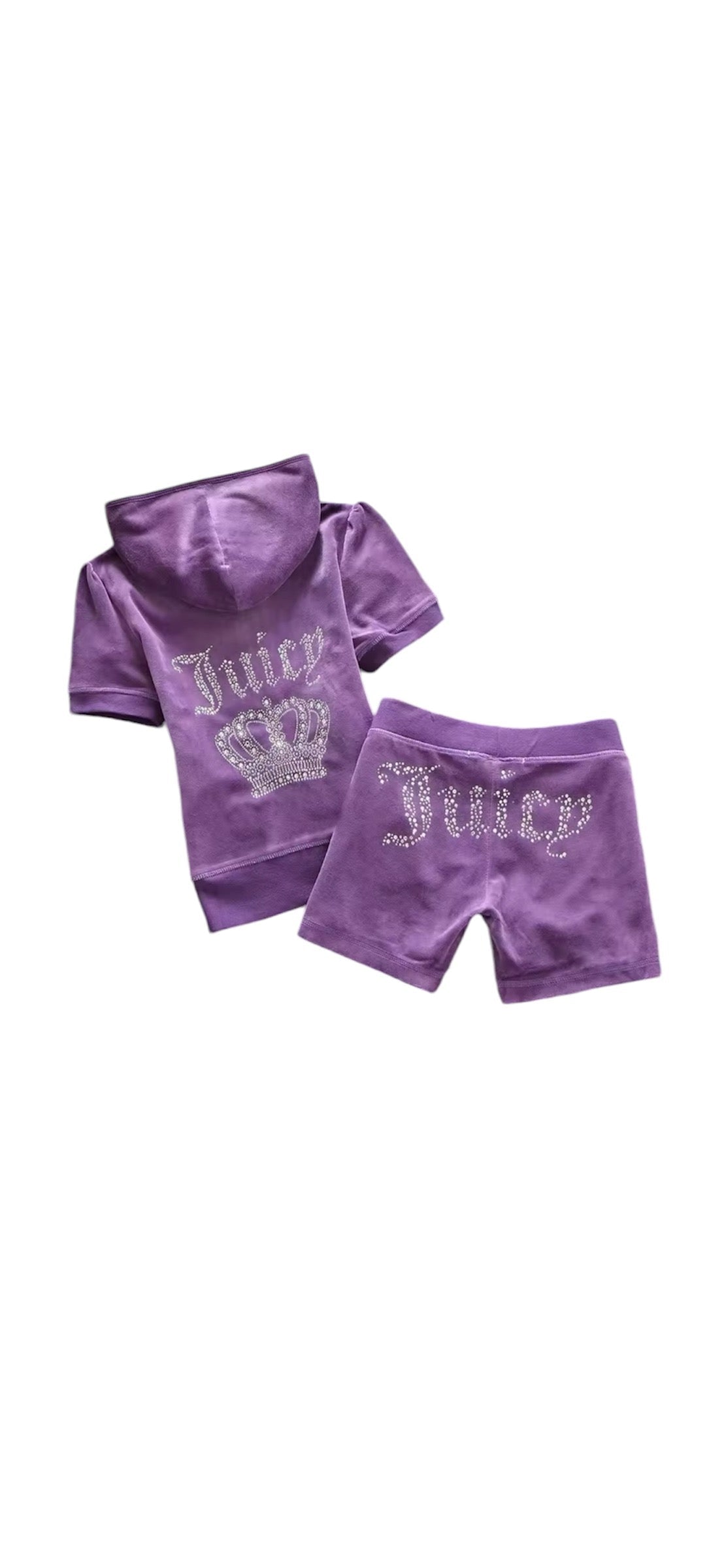 RHINESTONE SHORTS CO-ORD