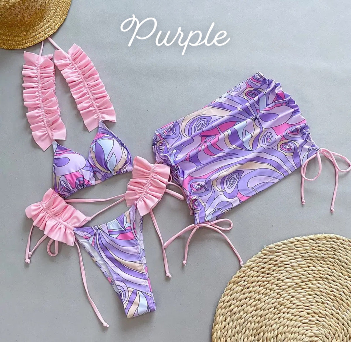 OLIVIA BIKINI & SKIRT SETS