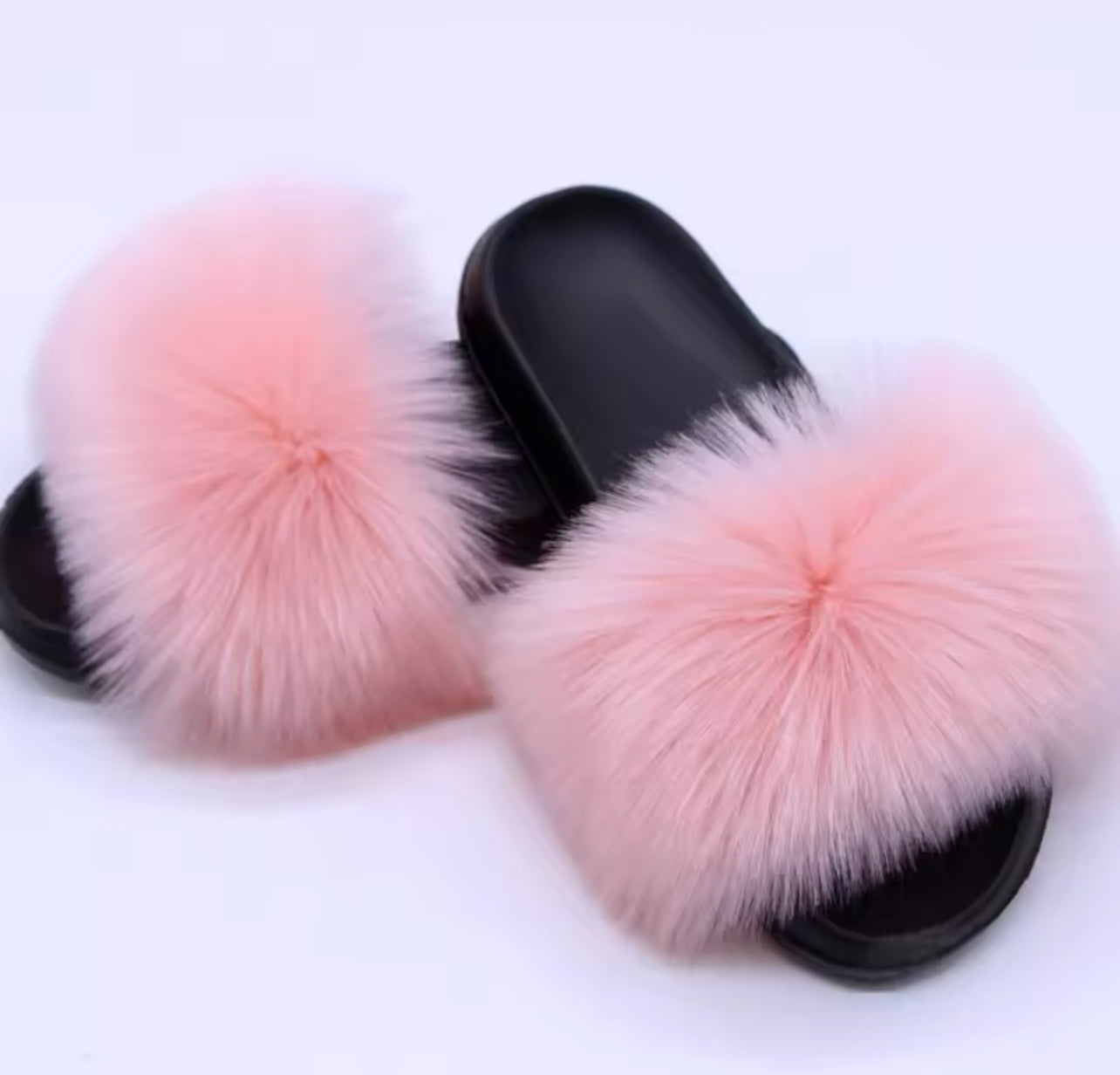 FAUX FUR SLIDERS
