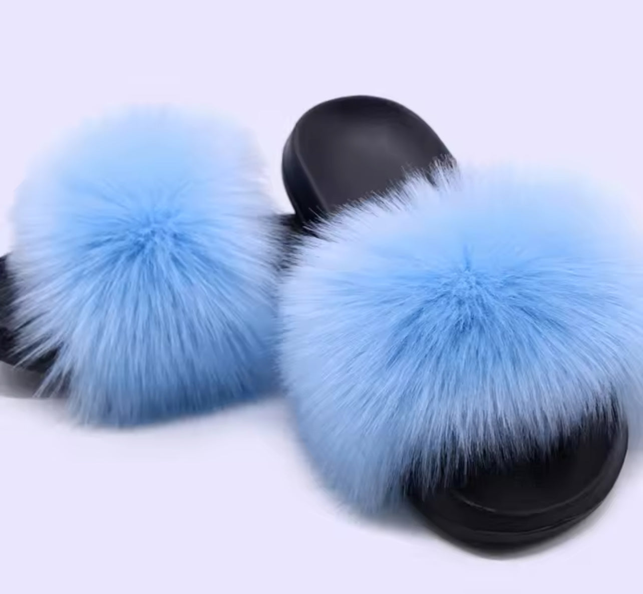 FAUX FUR SLIDERS