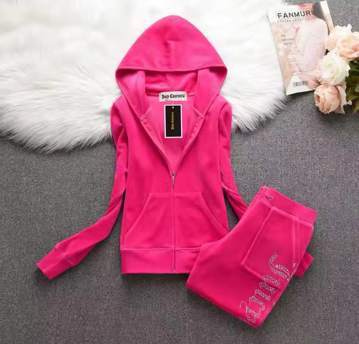 RHINESTONE TRACKSUIT