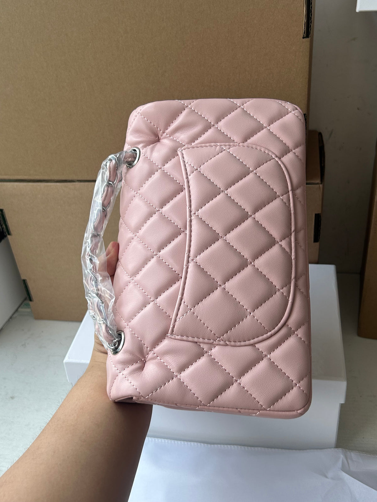 BABY PINK CLASSIC FLAP BAG