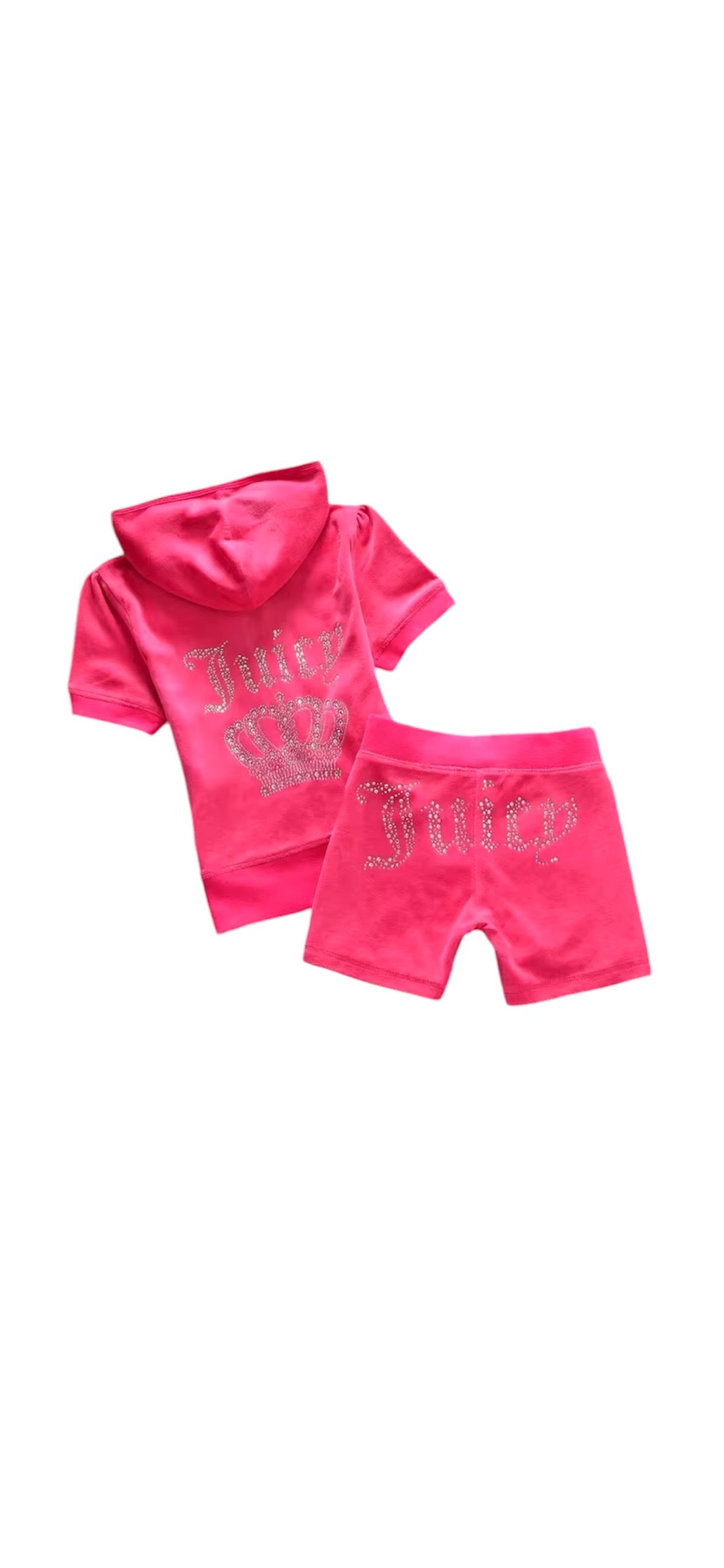 RHINESTONE SHORTS CO-ORD