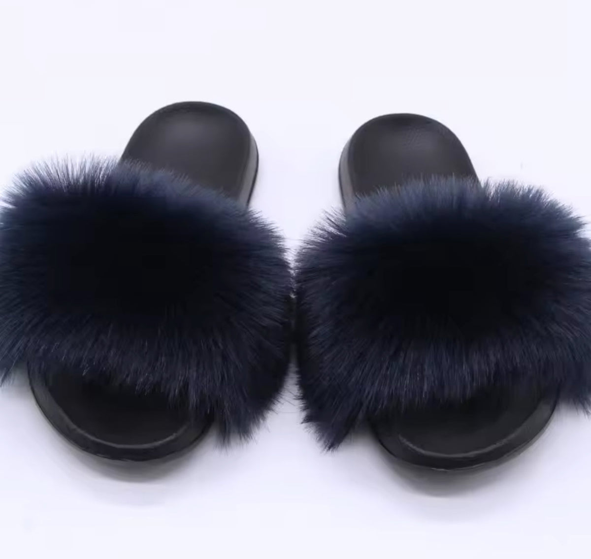 FAUX FUR SLIDERS