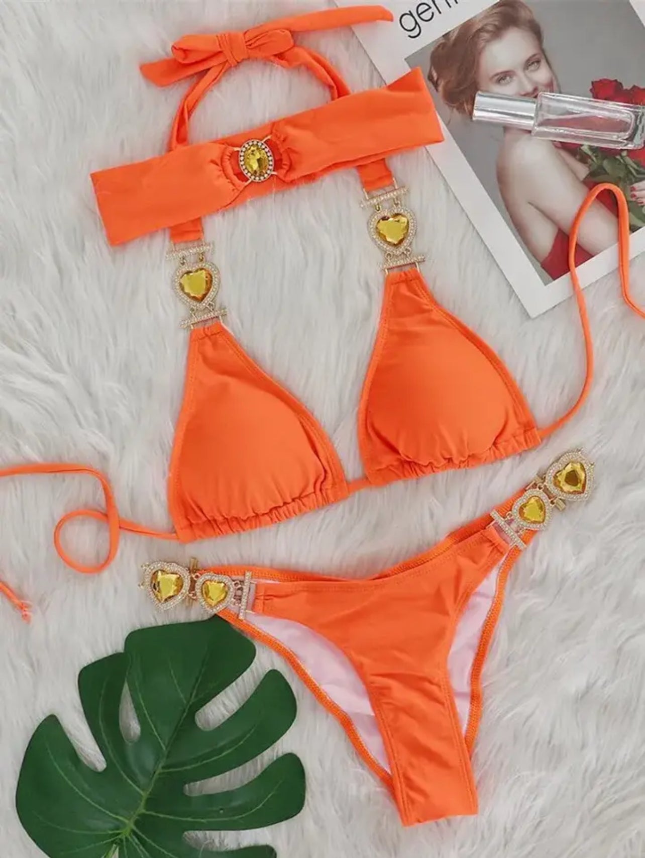 HEART BIKINI SET