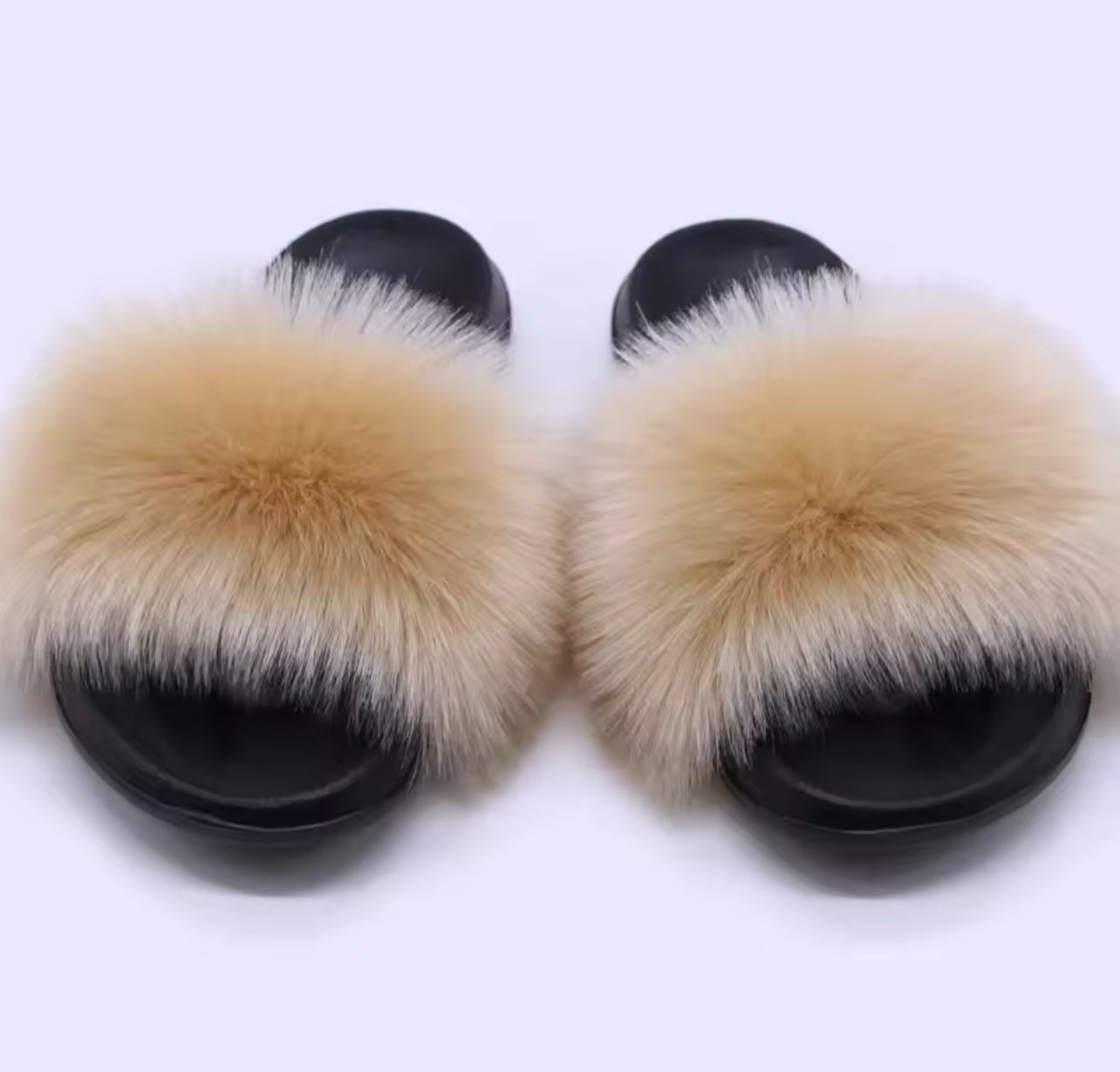 FAUX FUR SLIDERS