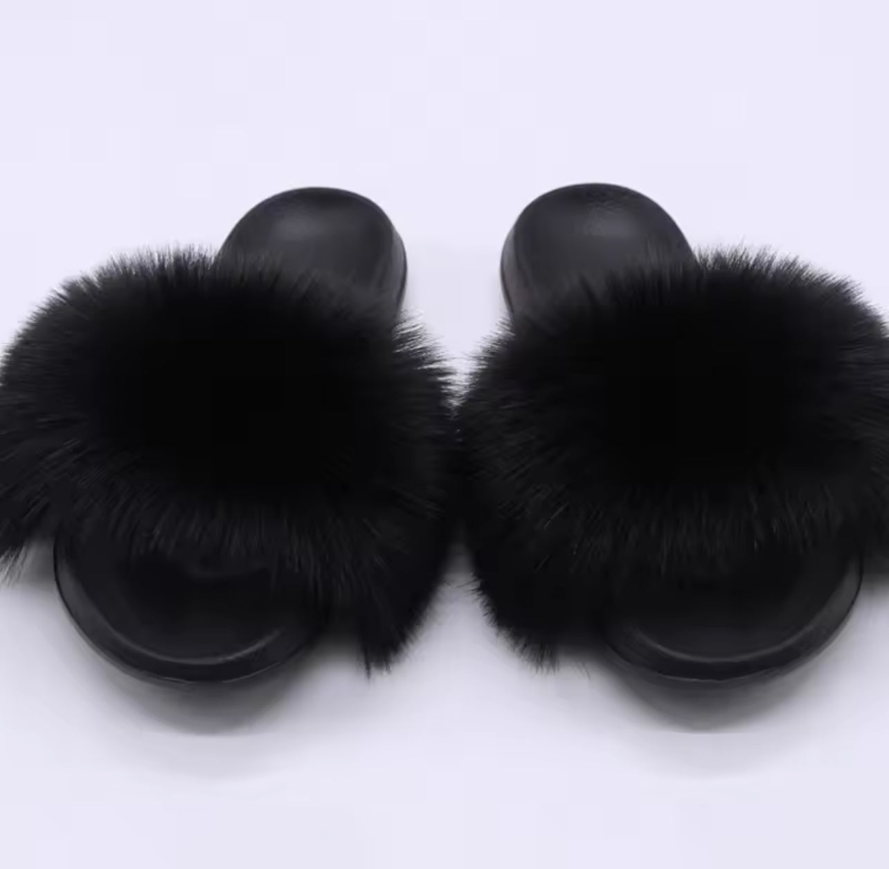 FAUX FUR SLIDERS