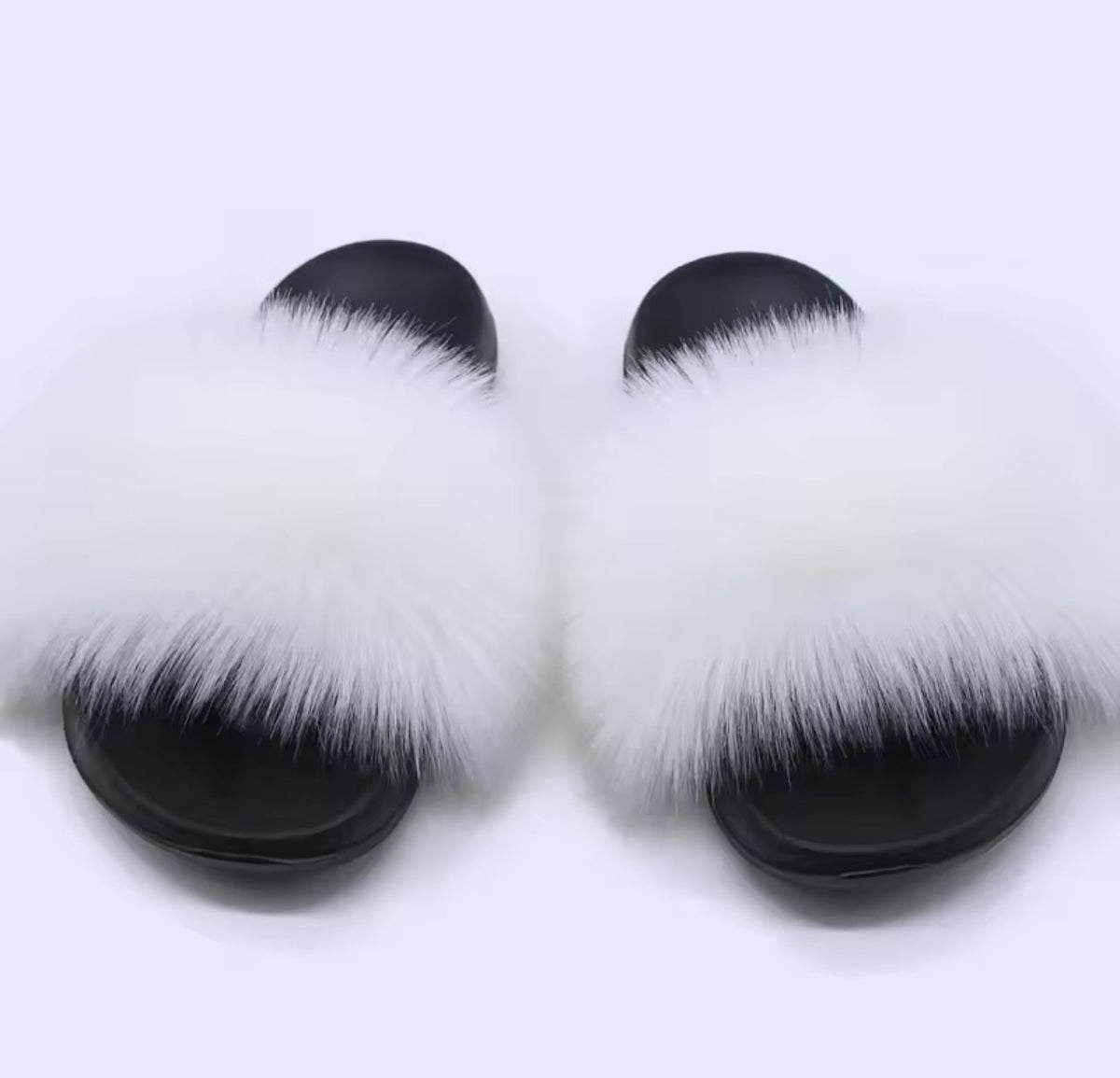 FAUX FUR SLIDERS