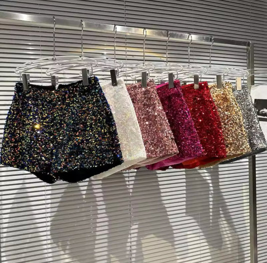 GLITTER SHORTS