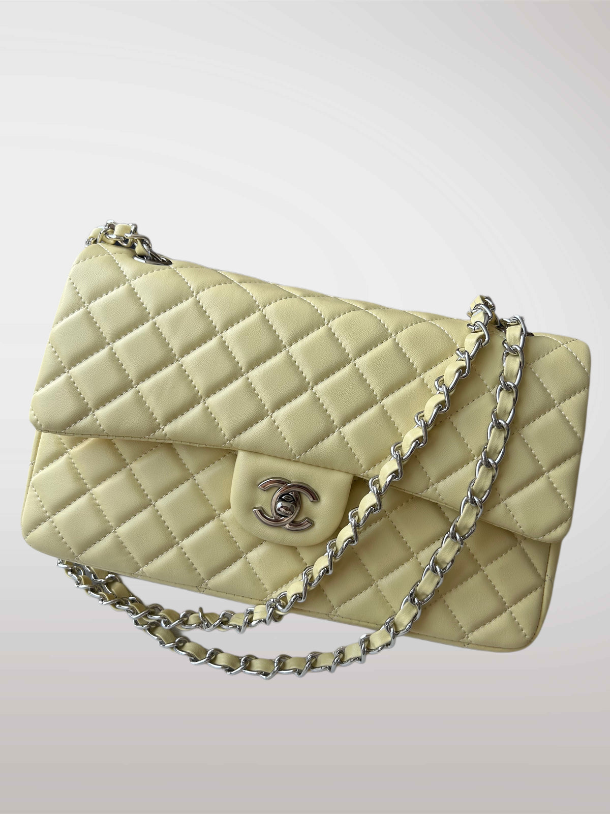 YELLOW CLASSIC FLAP BAG