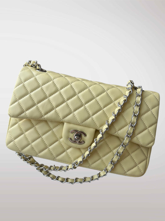 YELLOW CLASSIC FLAP BAG