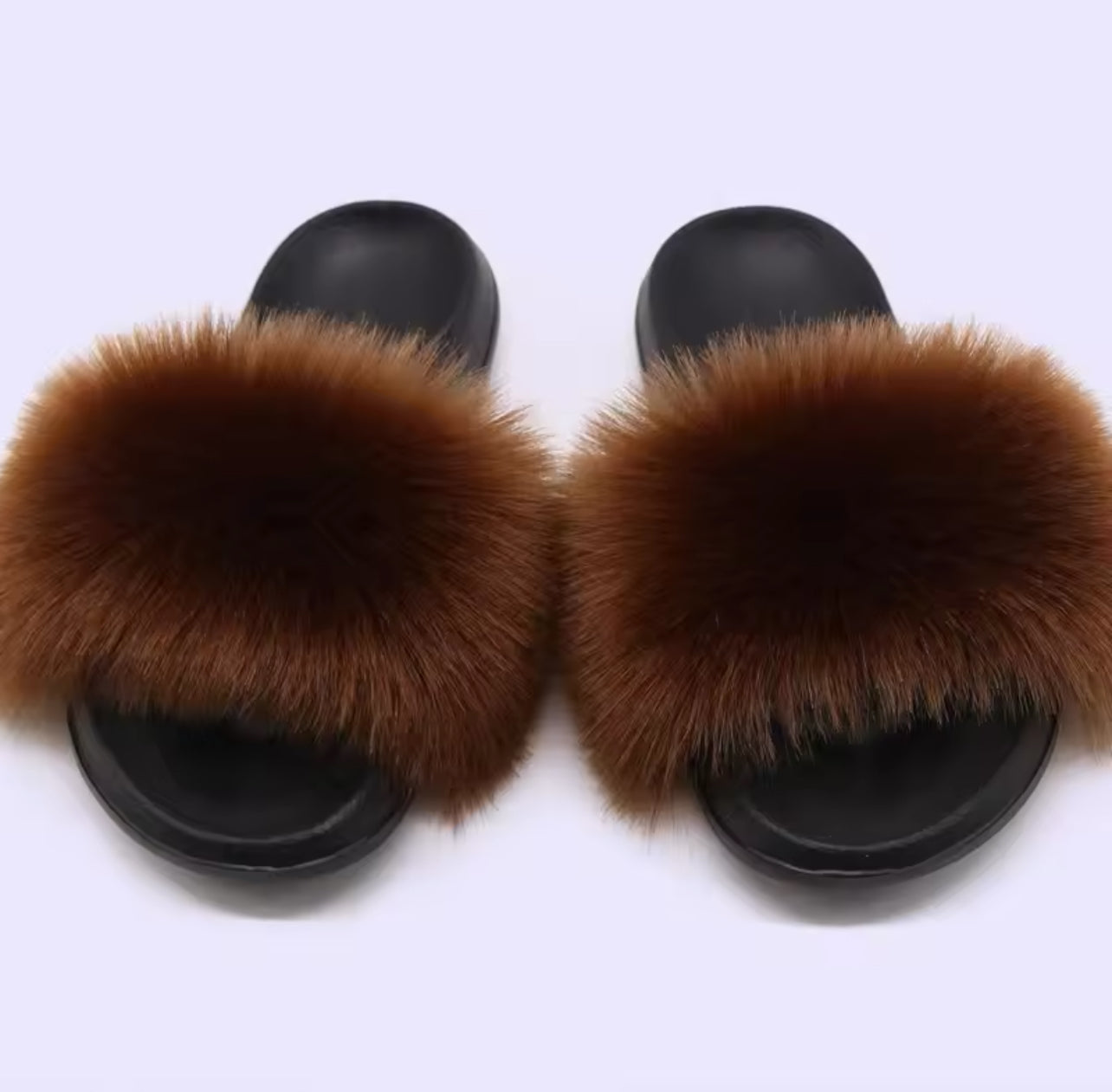 FAUX FUR SLIDERS