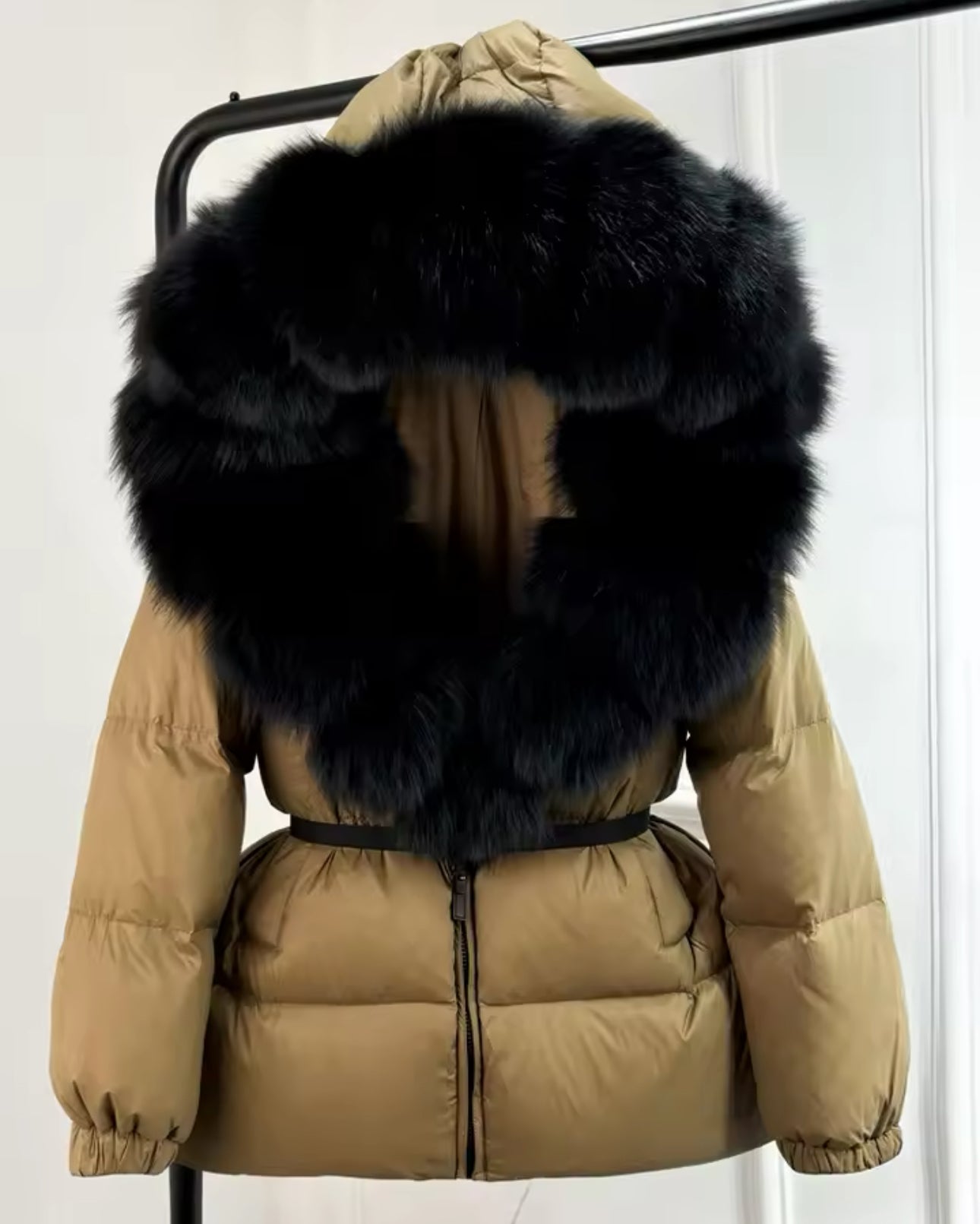 FOX FUR HOOD COAT