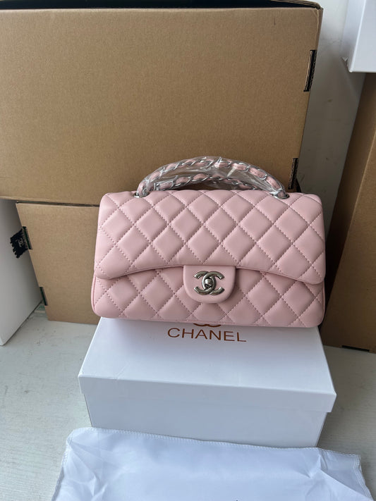 BABY PINK CLASSIC FLAP BAG