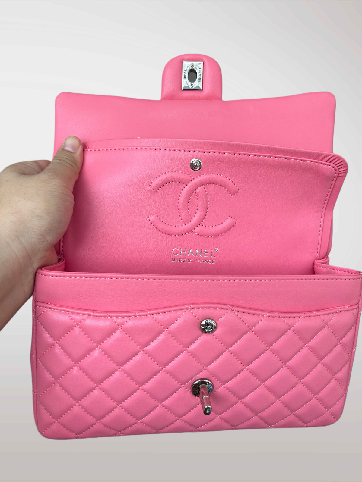 HOT PINK CLASSIC FLAP BAG