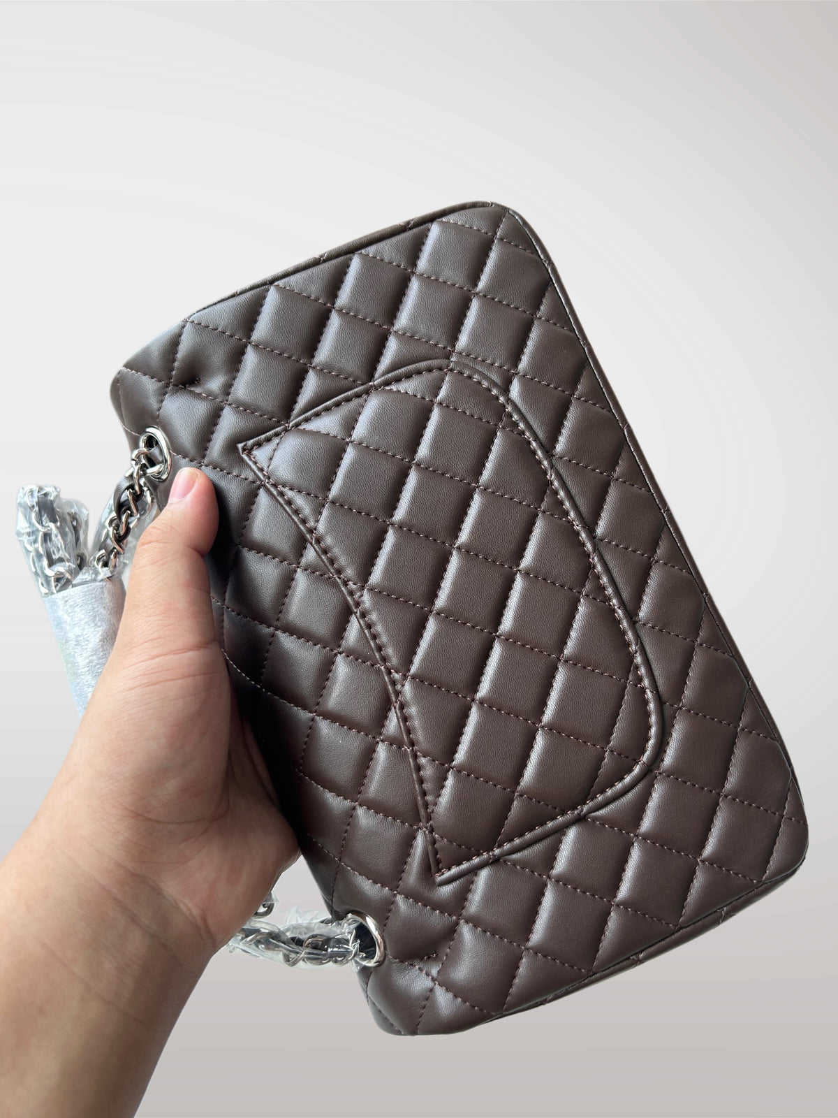 BROWN CLASSIC FLAP BAG