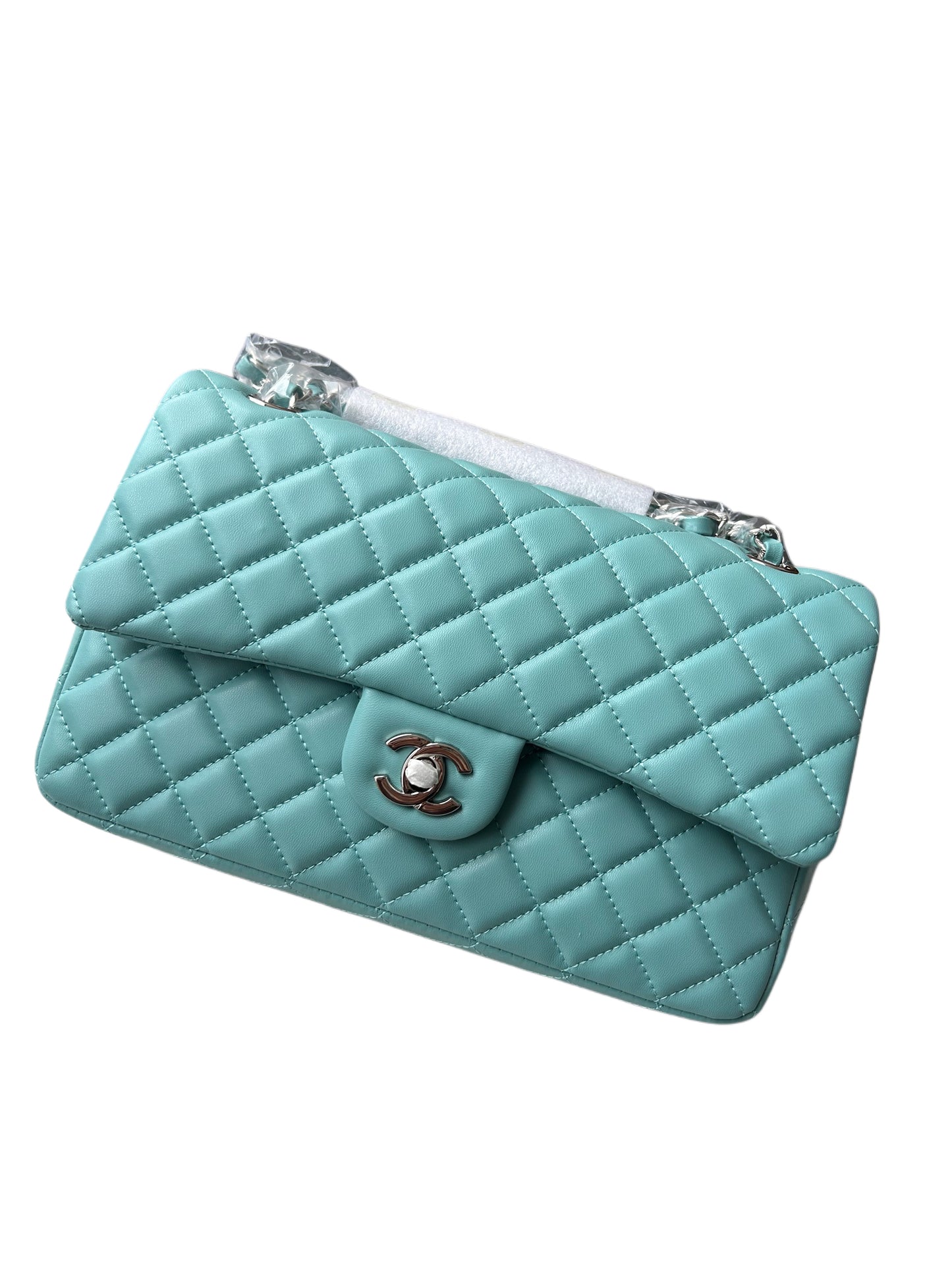 BLUE CLASSIC FLAP BAG