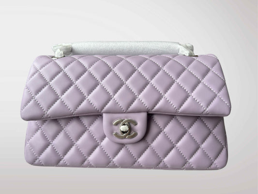 LAVENDER CLASSIC FLAP BAG