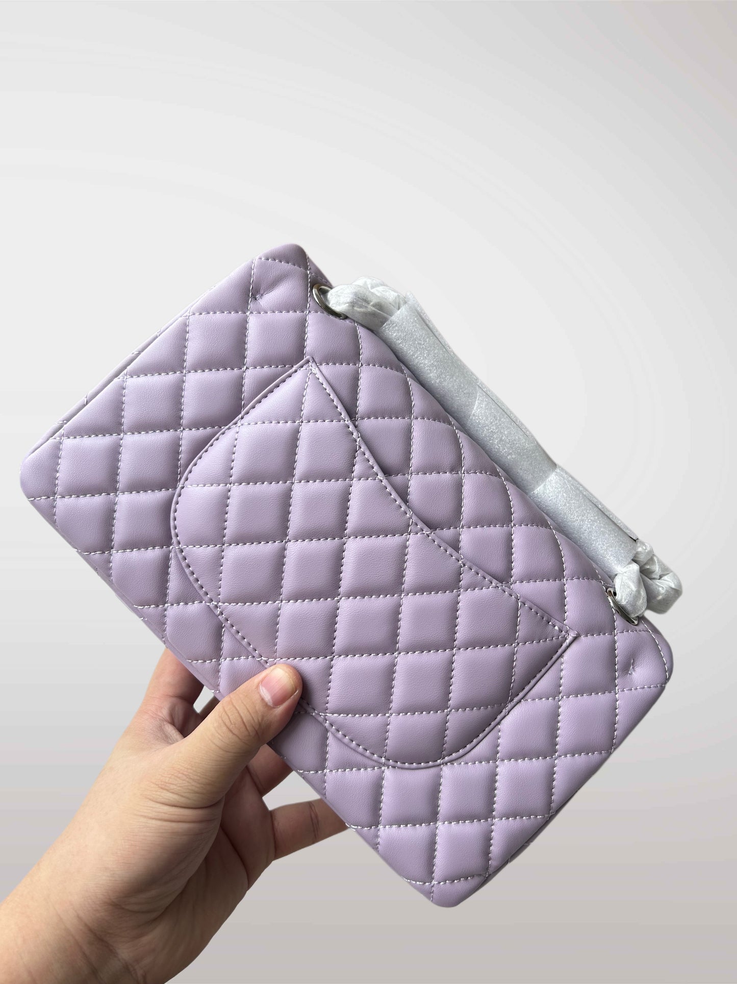 LAVENDER CLASSIC FLAP BAG